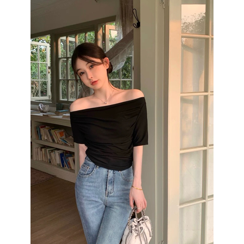 Pull bẹt vai xếp ly CHUẨN MẪU L1