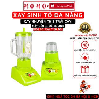Máy Xay Sinh Tố HOHO model FJ-9 Fujika Nhật Bản dung tích 1.2L cối xay khô nhỏ 0.3L, công suất 300W Bảo Hành 12 Tháng