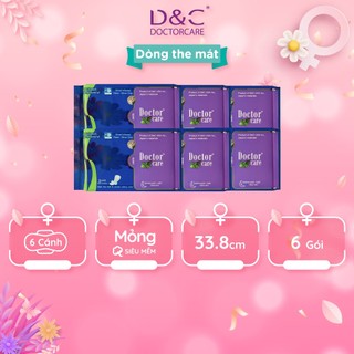 Băng vệ sinh thảo dược D&C ban đêm 33.8cm Combo 6 gói