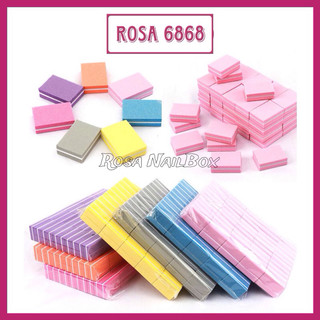 Phao mịn chà móng dũa móng Phụ kiện làm nail - Rosa 6868
