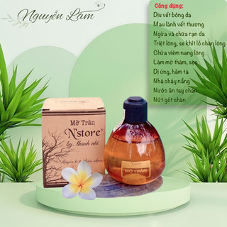 Mỡ Trăn Nguyên Chất N'store Giảm mọc lông, Mờ Rạn Da, Dịu Vết Bỏng, Lành Tính Tại Nhà, 75 Gram