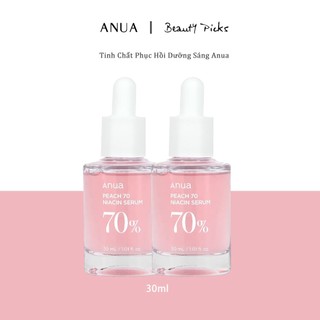  Tinh Chất Phục Hồi Dưỡng Sáng Anua Peach 70% Niacinamide Serum 30ml 