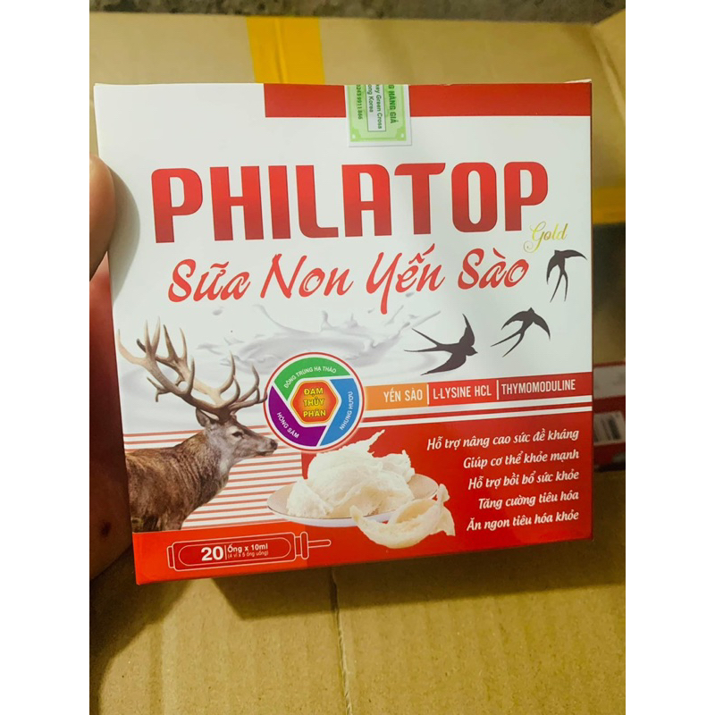 PHILATOP SỮA NON YẾN SÀO hàng chuẩn combo 3hộp