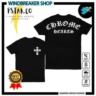 Áo thun Chrome Hearts Baju unisex mẫu mới.