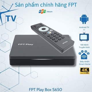 Fpt play box t650 2022 – 4k ram 2gb – chính hãng