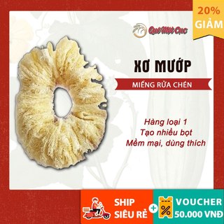 Xơ mướp rửa chén, bát từ thiên nhiên, tạo bọt nhiều Spa Quê Một Cục