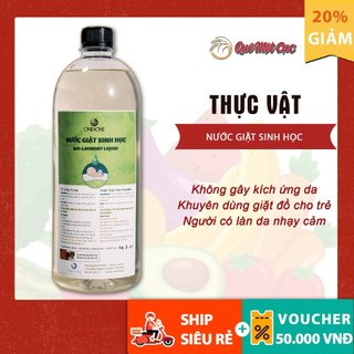 Nước giặt sinh học (CÓ ƯU ĐÃI), nước giặt hữu cơ, Quê Một Cục, 1 Lít
