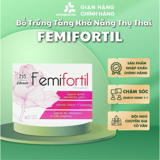 Olive Pharma Chính Hãng - Bổ Trứng Tăng Khả Năng Thụ Thai Femifortil