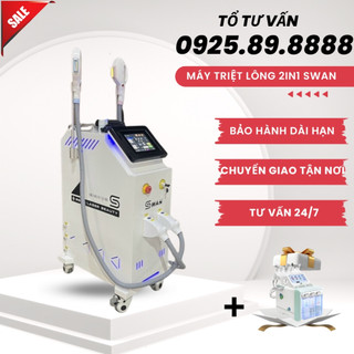 Máy triệt lông ipl 2in1 swan 2023 | bảo hành 12 tháng