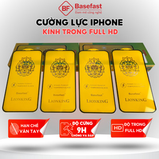  Kính Cường Lực Iphone Basefast full HD độ cứng 9H dán màn hình iPhone 8 X Xs Max 11 12 13 14 Pro max 