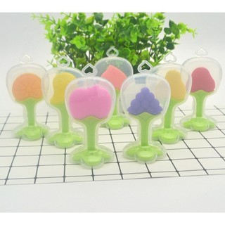 Đồ chơi gặm nướu silicon hình trái cây kèm hộp đựng cho bé