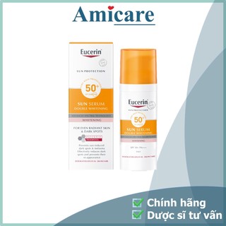 Eucerin Kem Chống Nắng Giúp Giảm Thâm Nám Và Dưỡng Trắng Da Sun Serum Double Whitening Spf50+ 50ml