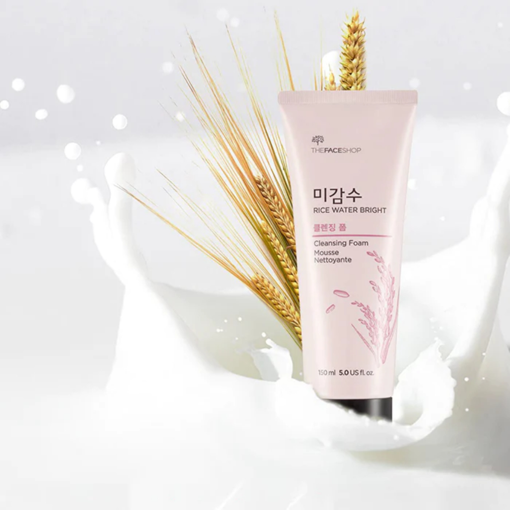 Sữa Rửa Mặt Gạo The Face Shop Rice Water Bright Rice Bran Foaming Cleanser 150ml