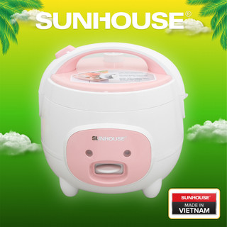 Nồi cơm điện 1.8l sunhouse shd8607w - bảo hành chính hãng 12 tháng