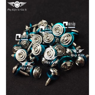 Full Bộ Ốc Dàn Áo Salaya THÁI Inox 304 Tặng Lông Đền XANH Gắn Wave,Dr,Si,Fu,Ex,Win,Vario,AB,Mio M3,Sonic,Vison,Satria