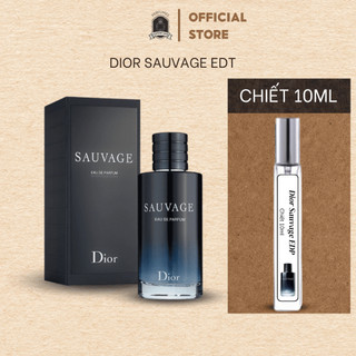 Nước hoa nam dior sauvage edp 100ml badboy nam tính - chai chiết 10ml