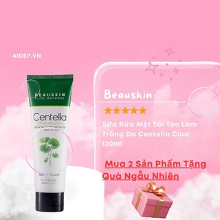 Sữa Rửa Mặt Kháng Khuẩn BEAUSKIN Centella Cica Cleansing Foam Hàn Quốc 120ml