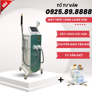 Máy triệt lông trẻ hóa - laser xóa xăm 2in1 elephant 2022