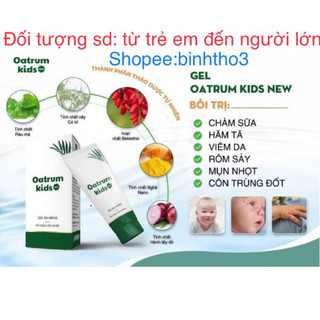 Oatrum - Kháng khuẩn, giảm viêm, liền da, sạch mụn, giảm mụn viêm, mụn sưng đỏ, dịu nhẹ da, sạch da