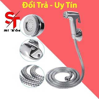 Bộ Vòi Xịt Vệ Sinh Nhà Tắm Kèm Dây Và Đế Cài