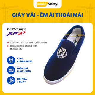 Giày bảo hộ lao động nam, giày lười bata dạng xỏ, chất liệu vải thương hiệu XP - Sản phẩm chính hãng