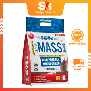 Applied Nutrition Critical Mass (6kg) - Sữa Tăng Cân, Tăng Cơ, Cung Cấp Whey Protein