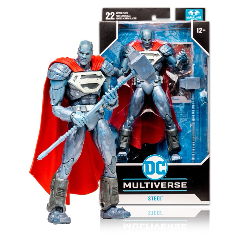 Mô hình McFarlane Toys DC Multiverse - Steel (Reign of the Supermen)