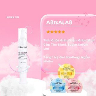 Tinh Chất Giảm Viêm Giảm Mụn Đường Trắng Black Sugar Serum ABISALAB