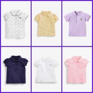 Áo polo bé gái little maven áo cộc tay bé gái 53083-53085