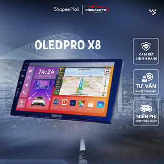 Màn hình ô tô android Oledpro chính hãng X8 10ich ra lệnh bằng giọng nói tích hợp Vietmap bảo hành 1 năm Chungauto