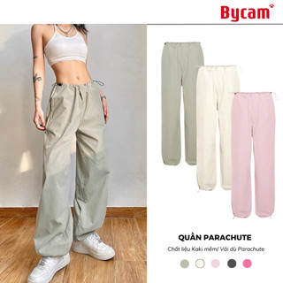 Quần Vải Dù Ống Rộng PARACHUTE Màu Trơn 𝘽𝙮.𝘾𝙖𝙢𝙘𝙖𝙢