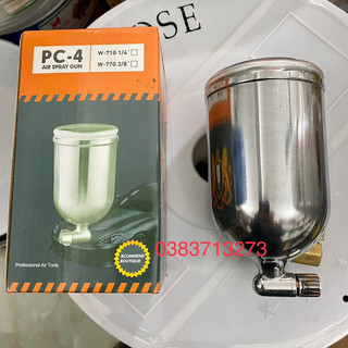 Phụ Kiện Súng phun sơn_Cốc sơn bằng Inox 400cc chất lượng