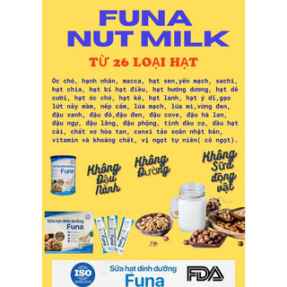 Sữa Hạt Sữa FUNA (Hộp Giấy) 360g