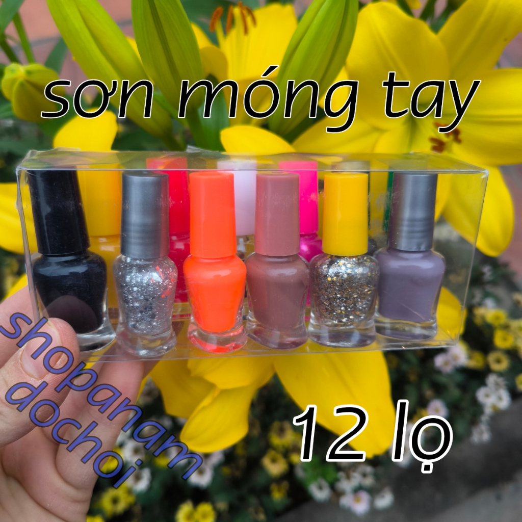 Set 12 lọ sơn móng tay