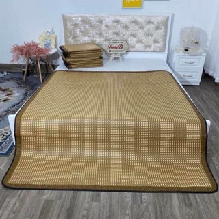 Chiếu mây điều hoà 2 mặt mây và lụa nằm siêu thích quanh năm
