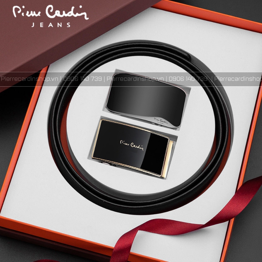 Bộ 2 mặt thắt lưng nam Pierre Cardin PC027