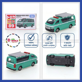Xe mô hình tomica box cứu thương mountain rescue vehicle. no.89. tỷ lệ 1:64.