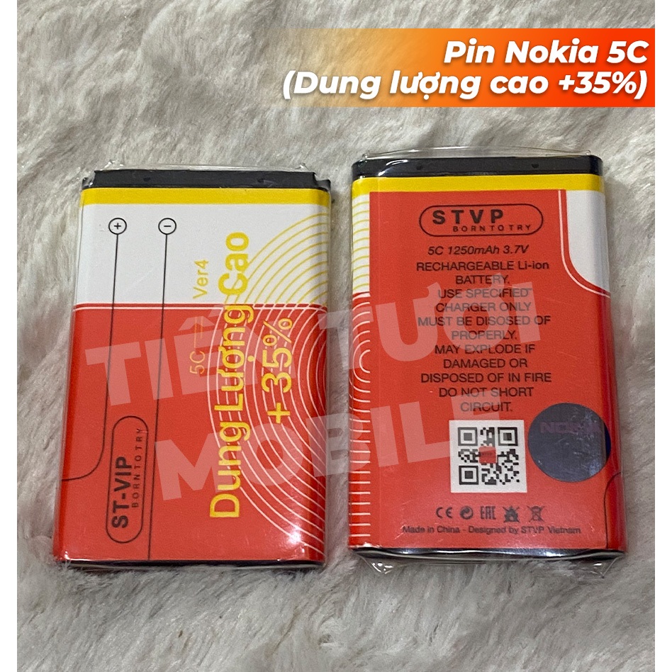Pin Nokia 5C/BL-5C (Dung Lượng Cao)