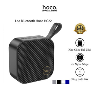 Loa bluetooth Hoco HC22, loa mini để bàn hỗ trợ khe cắm thẻ nhớ, usb, âm thanh vòm 3D.