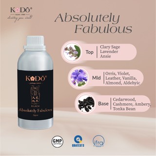  Tinh Dầu Nước Hoa KODO BLACK Collection Cao Cấp Nguyên Chất 3 Tầng Hương Thơm - QUATEST3 tested