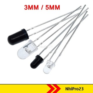 Led thu phát hồng ngoại 3mm/5mm 940nm