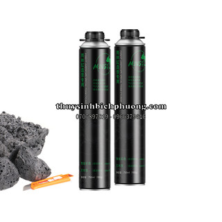 FOAM MIUS (KEO BỌT) - TẠO BACKGROUND GIẢ ĐÁ MÀU XÁM ĐEN SETUP LAYOUT HỒ THỦY SINH, BÁN CẠN (TẶNG KÈM VÒI XỊT NHANH)