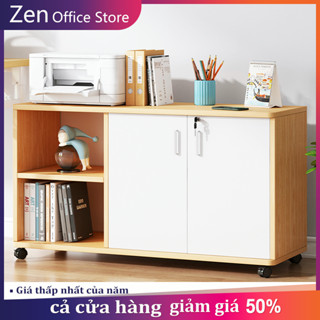 ZEN ( 3 ngăn - 1 ngăn khóa ) Tủ hồ sơ  văn phòng Tủ  Hộc ngăn kéo gỗ  có bánh xe di