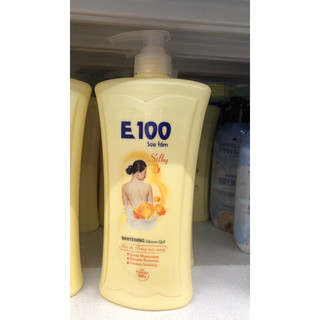 Sữa tắm trắng da e100silky 800ml