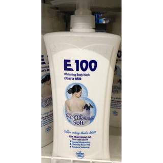 Sữa tắm trắng da E100SILKY 800ml