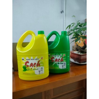 Nước rửa chén sạch của net can 3,8kg trà/ chanh