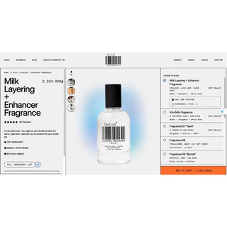 Nước Hoa Unisex DedCool Milk Eau de Parfum - Mẫu thử/vial 3ml