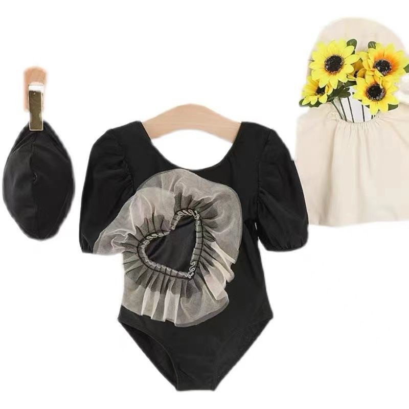 Đồ bơi bé gái 1 mảnh kèm mũ VB2306