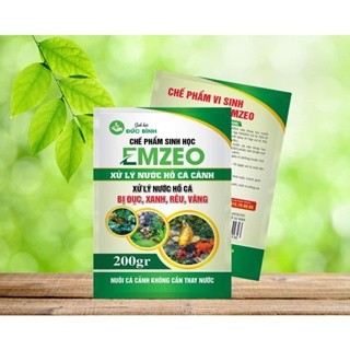 Chế phẩm emzeo xử lý nước hồ cá bị đục, xanh, rêu, vàng
