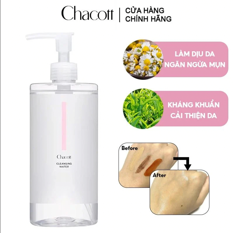 NƯỚC TẨY TRANG CHACOTT 500ML